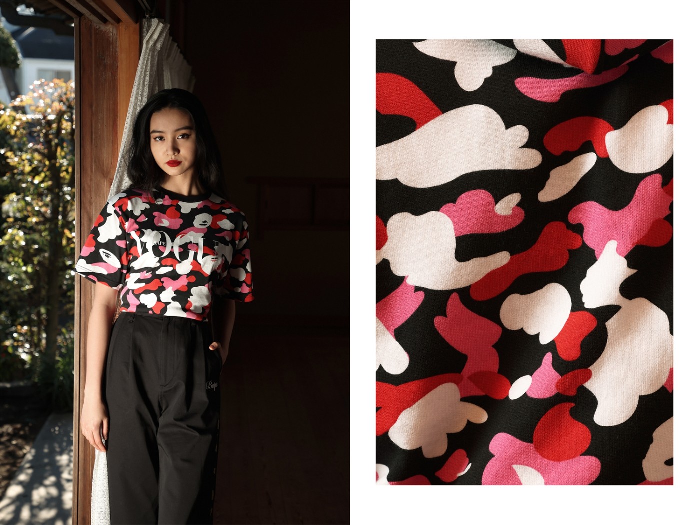 BAPE,VOGUE  粉红迷彩超特别！全新 BAPE x VOGUE 联名系列正式发售！