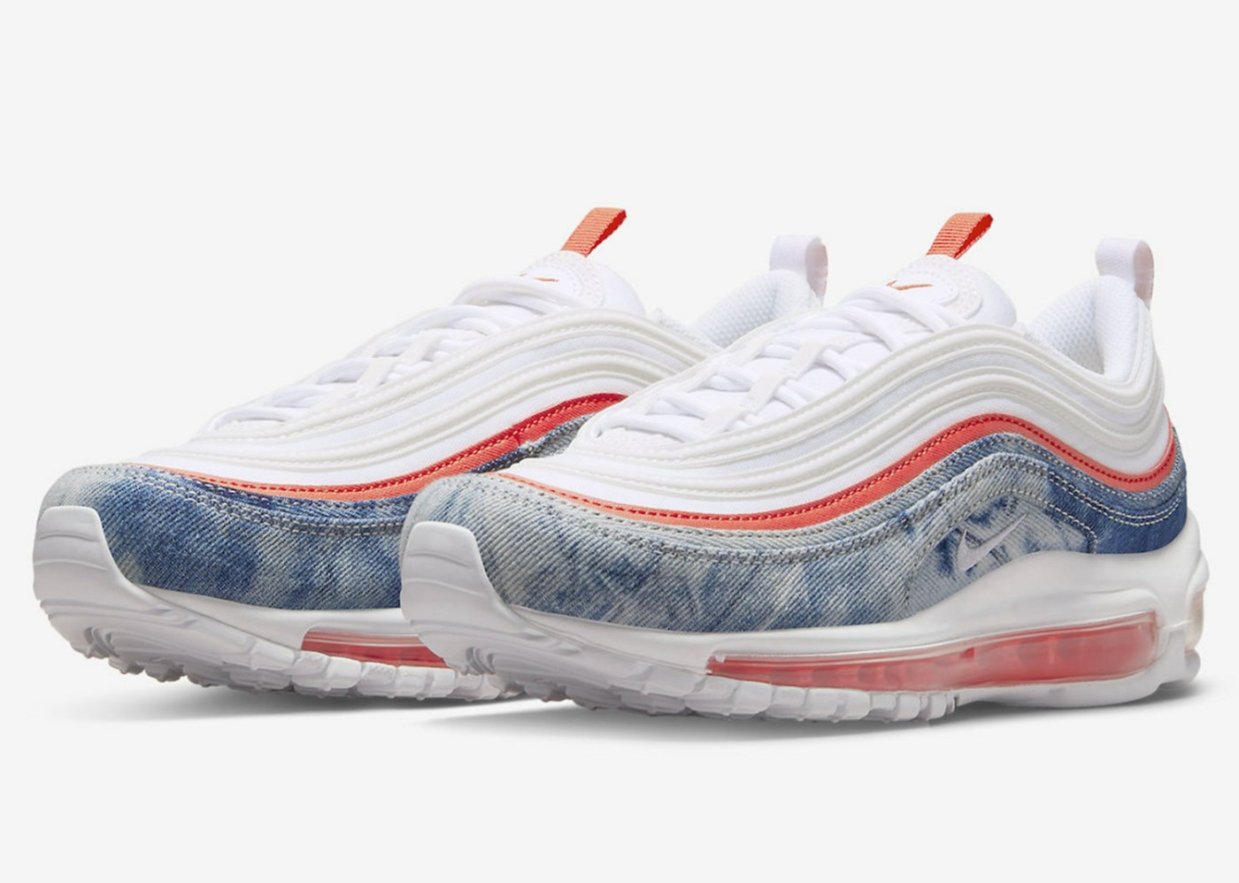 Nike,Air Max 97,Washed Denim,D  「丹宁子弹」官图曝光！这颜值你打几分？