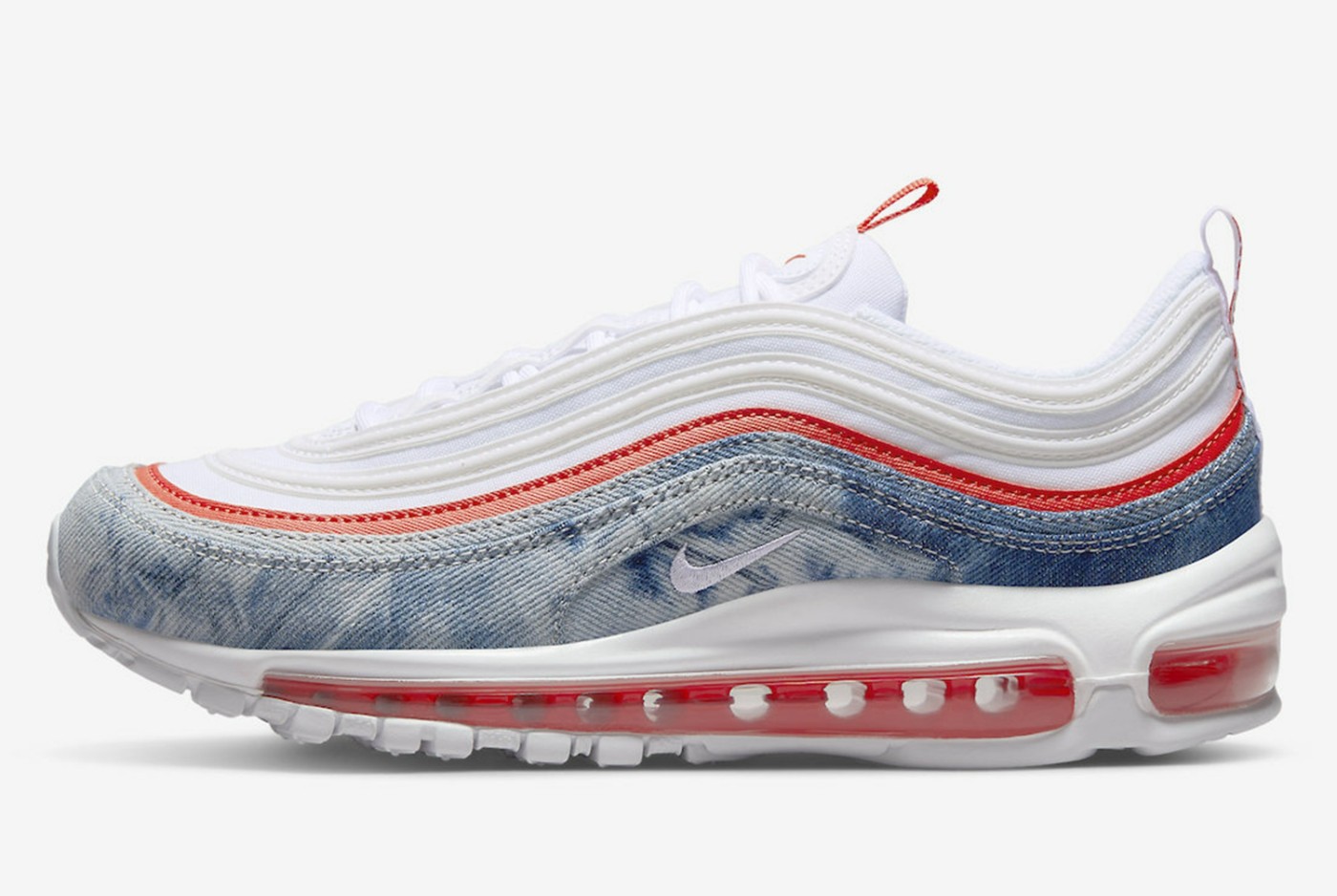 Nike,Air Max 97,Washed Denim,D  「丹宁子弹」官图曝光！这颜值你打几分？