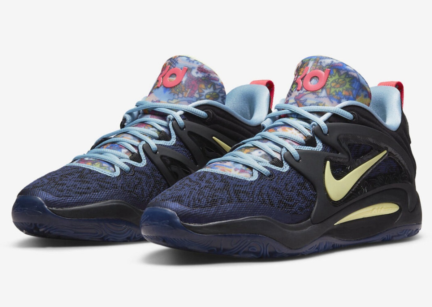 Nike,KD 15,DC1975-001  杜兰特上脚全新 KD15！「黑武士」配色还挺帅！