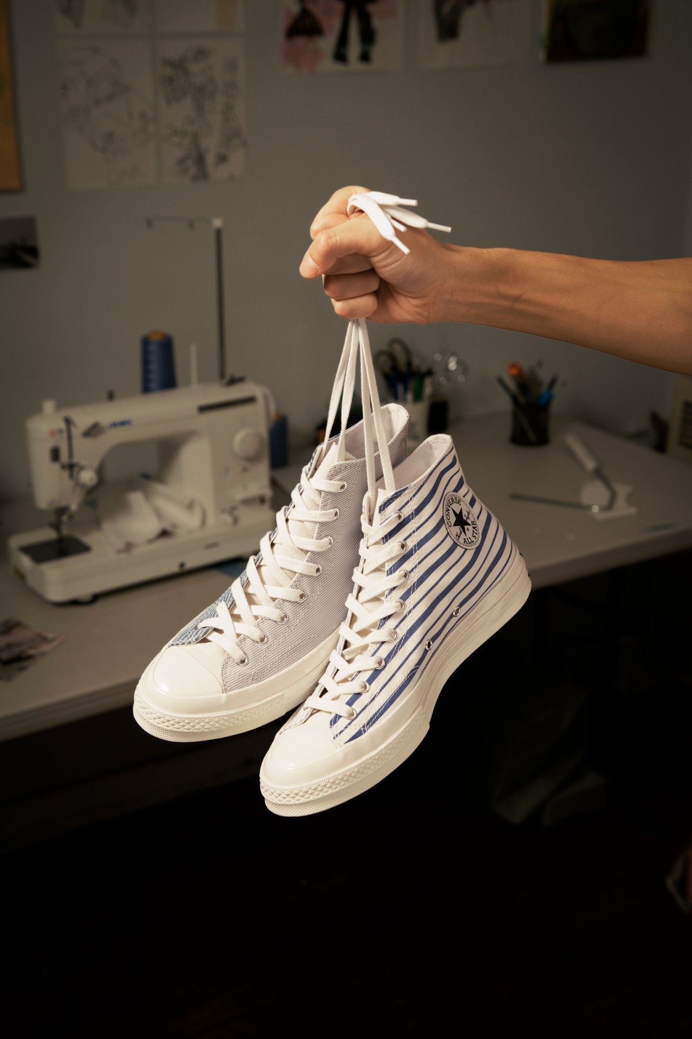 Converse,Beyond Retro,Chuck 70  条纹衬衫布料太好看！全新 Converse 联名系列即将发售！