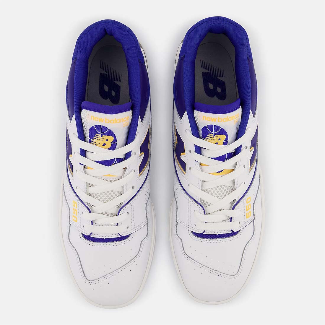 New Balance,550,BB550WTO,BB550  湖人球迷绝对忍不了！全新 NB 550 「紫金湖人」套装官图曝光！