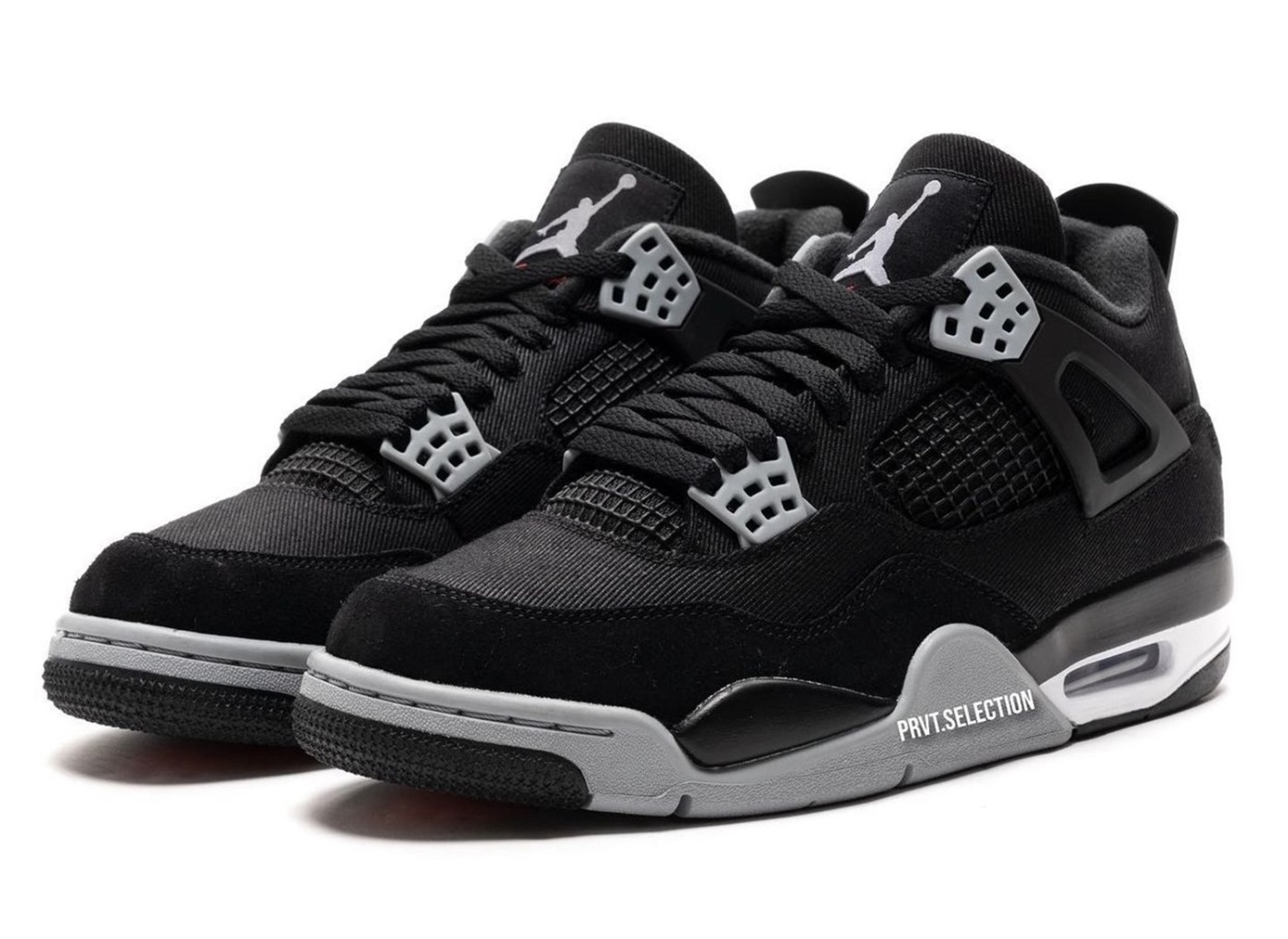 DH7138-006,Black Canvas,Air Jo  「小阿姆」AJ4 发售日期终于确定！实物确实帅！