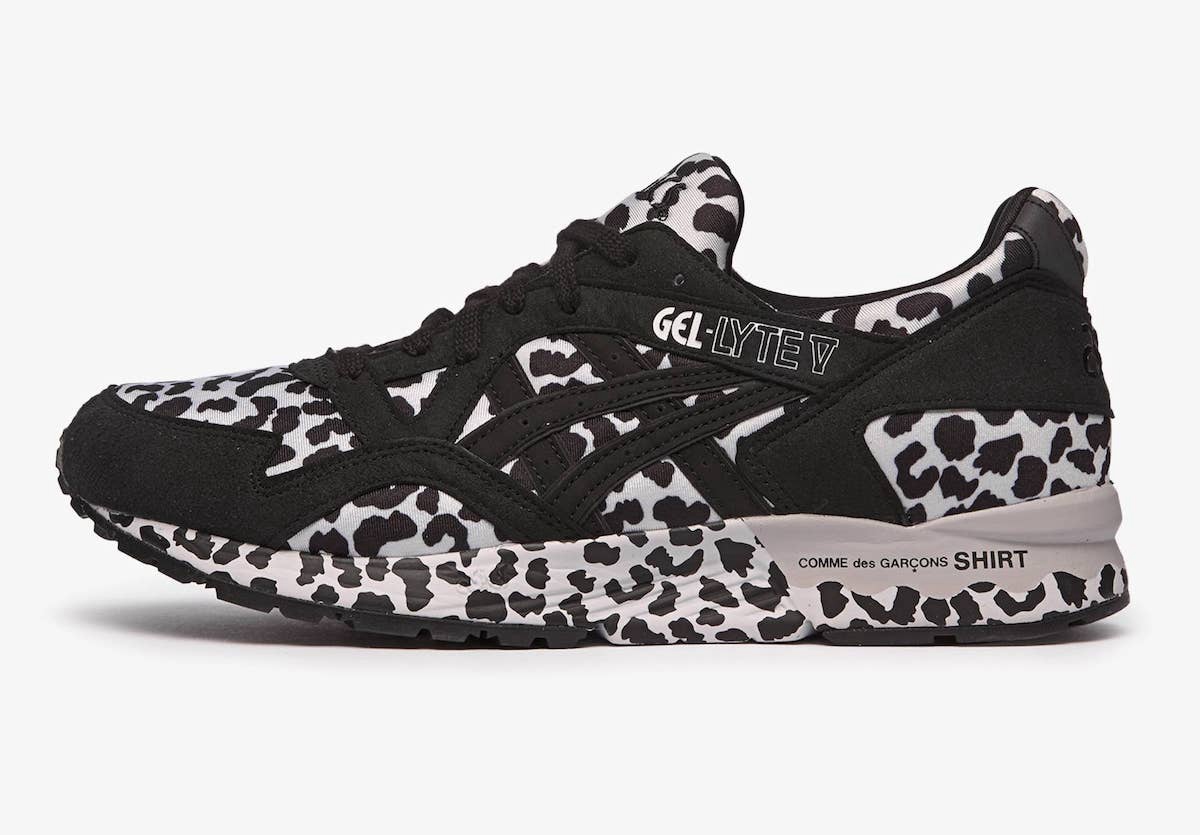 CDG,ASICS,Gel Lyte V,发售  CDG x ASICS 全新联名来了！满印的斑点你受得了么...