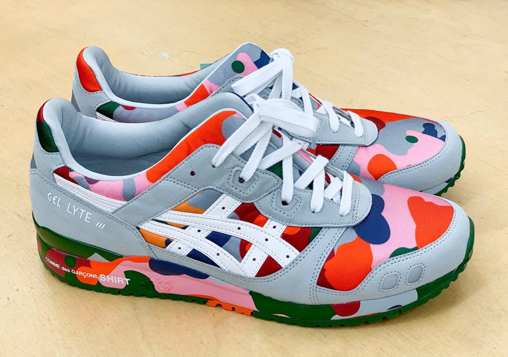 CDG,ASICS,Gel Lyte V,发售  CDG x ASICS 全新联名来了！满印的斑点你受得了么...