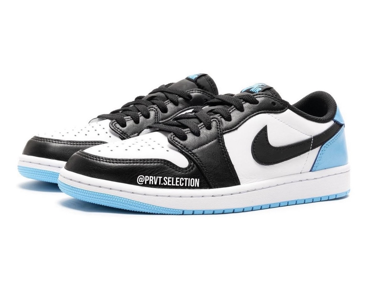Nike,Air Jordan 1 Low,UNC,CZ07  北卡蓝 + 黑脚趾！全新 AJ1 实物有点帅！