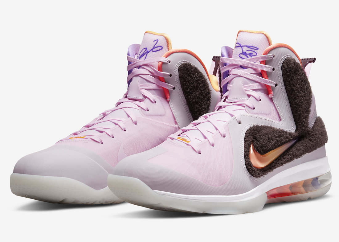 Nike,LeBron 9,Regal Pink,DJ390  「粉熊」LBJ9 悄悄上架！彩虹渐变 + 3M 反光，可爱又骚气！