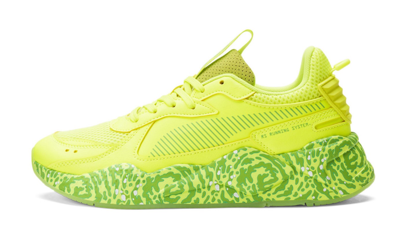 Rick and Morty,PUMA RS-X,38678  《瑞克和莫蒂》联名 PUMA 新品曝光！它和三球一代你选谁？