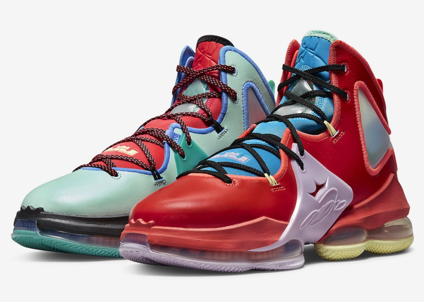 Nike,LBJ 19,LeBronival,DQ7548-  鞋垫满印冠军旗帜！全新 LBJ19 官图曝光！