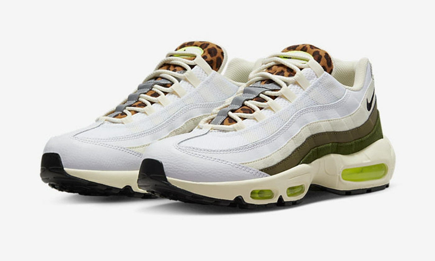 Nike,Air Max 95,Leopard Tongue  豹纹鞋舌加持！全新配色 Air Max 95 官图曝光！