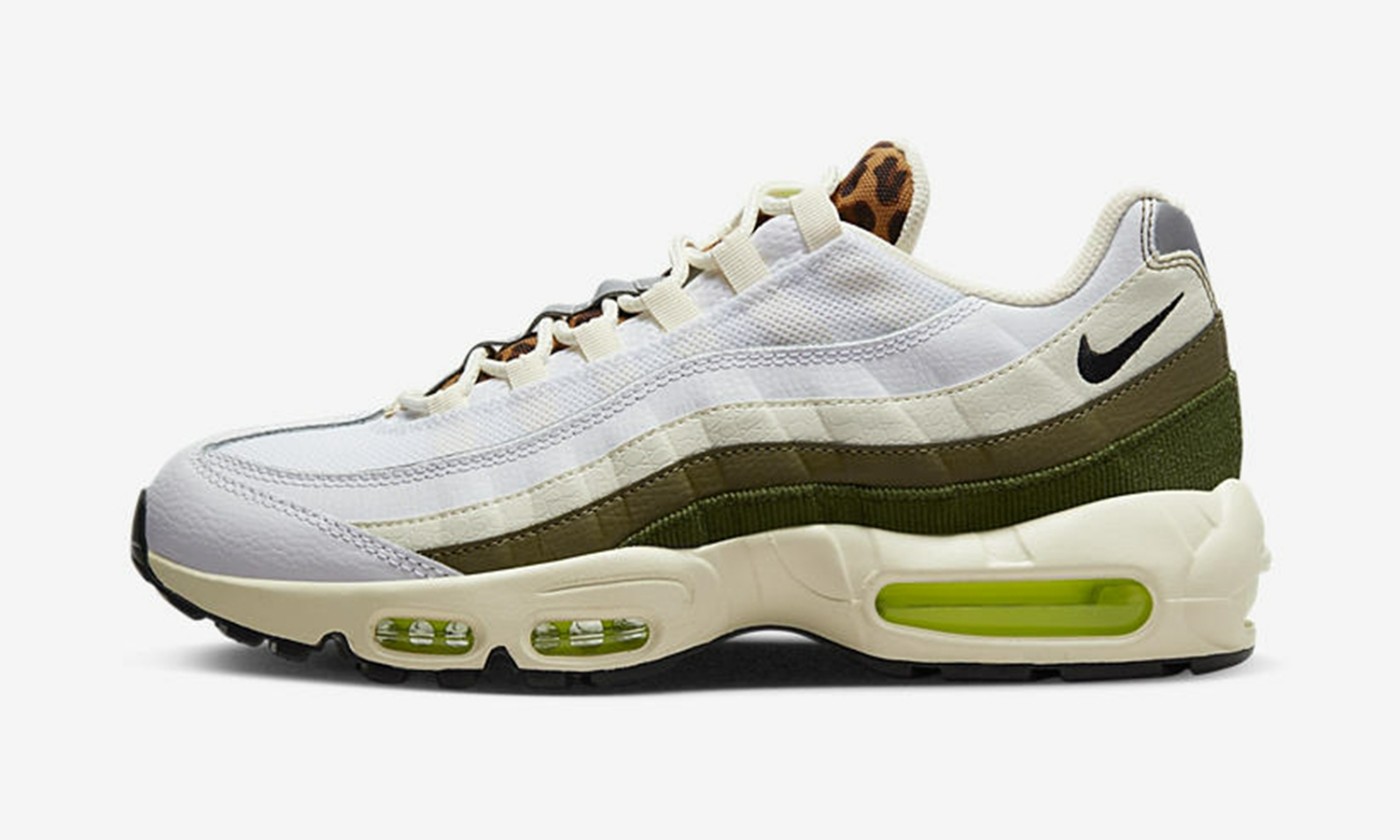 Nike,Air Max 95,Leopard Tongue  豹纹鞋舌加持！全新配色 Air Max 95 官图曝光！