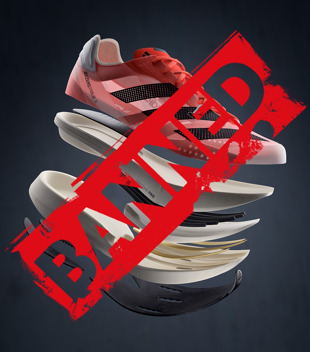 adidas,adios  阿迪摊牌了！顶级「神秘新鞋」配置还能升级？反正都禁穿了，不藏着掖着了！