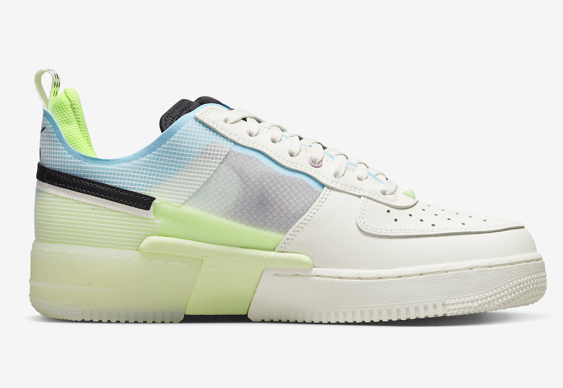 Nike,Air Force 1 React,DM0573-  颜值、脚感我都要！全新 AF1「割裂」鞋面头一次见！