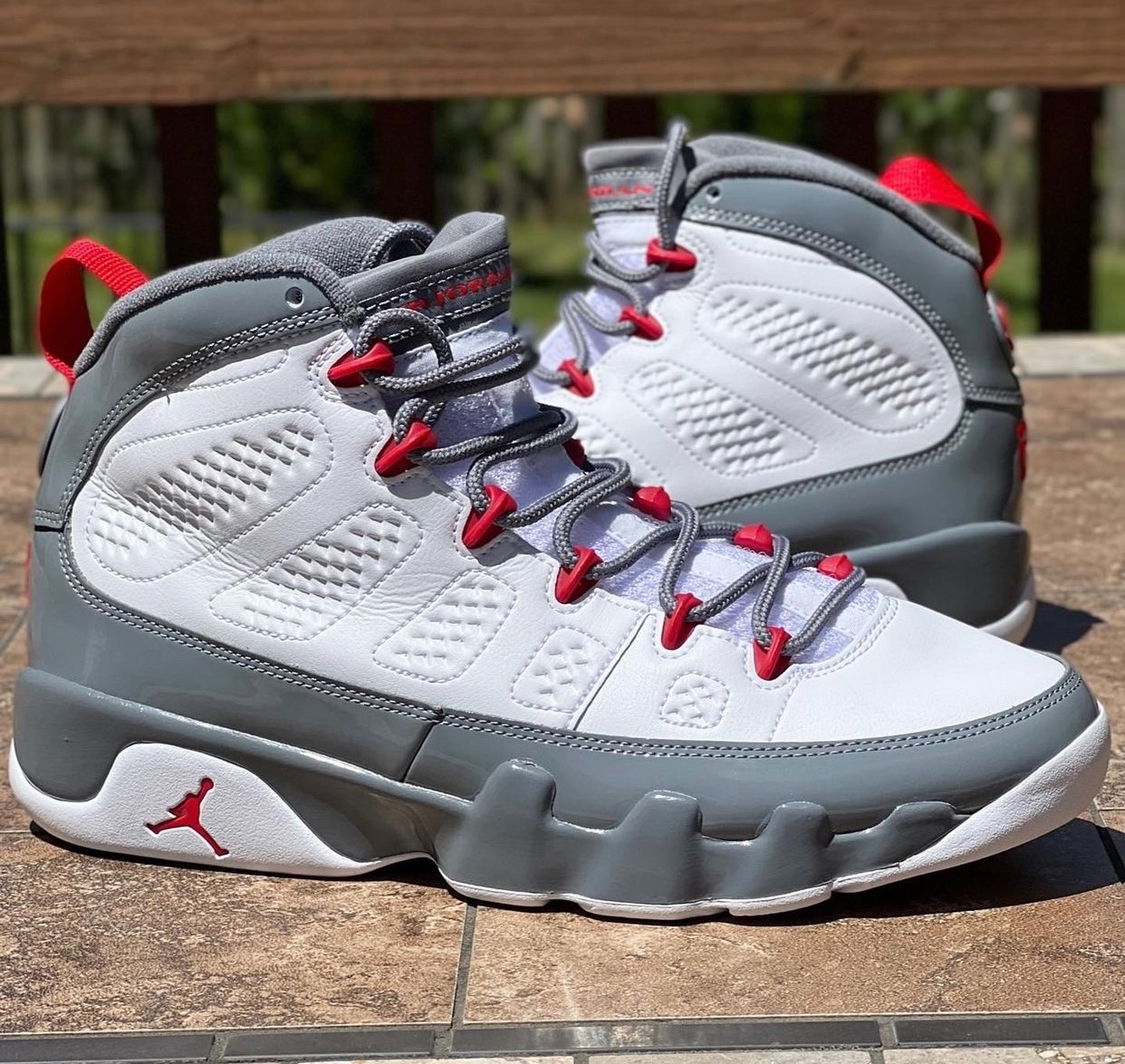 Air Jordan 9,AJ9,发售,CT8019-162  酷灰漆皮有点帅！AJ9 “Fire Red” 实物曝光！