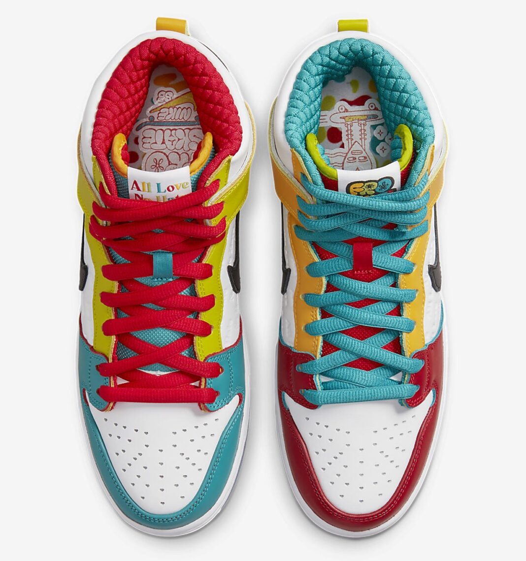 FroSkate,Nike,SB Dunk High,All  糖果外底真诱人！Dunk 新联名细节太丰富！