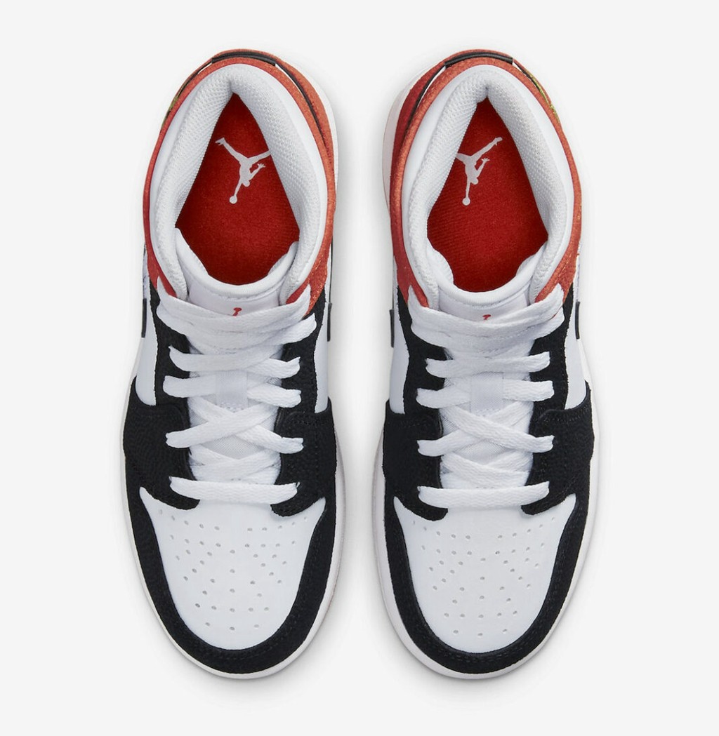 Air Jordan 1 Mid GS,DQ8390-100  AJ1 被玩出花了！发售信息刚刚曝光！
