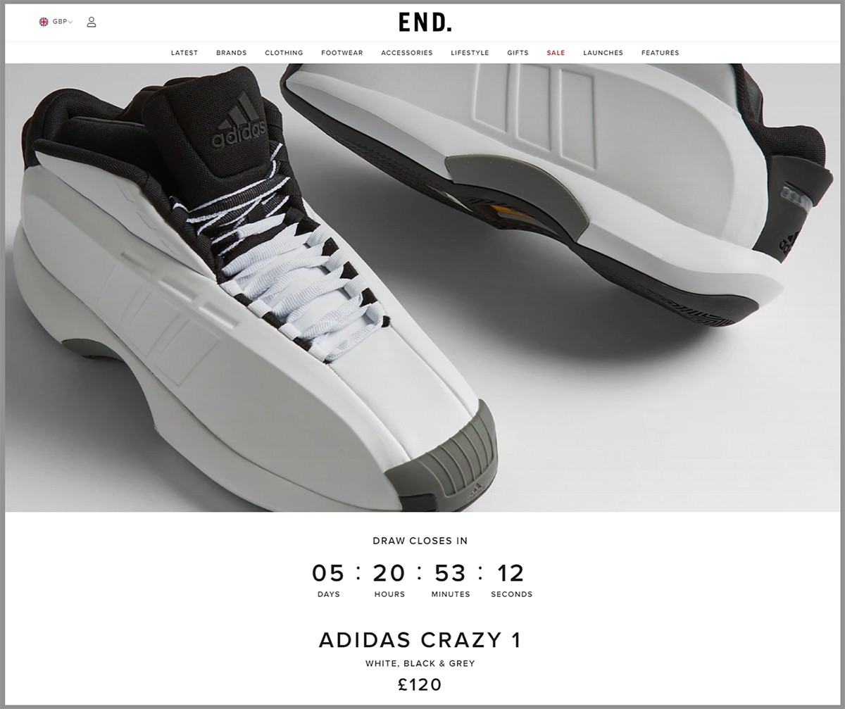 adidas,Kobe,The Kobe,Crazy 1,G  终于盼来了！苦等 8 年的 Kobe「总冠军战靴」突袭上架！
