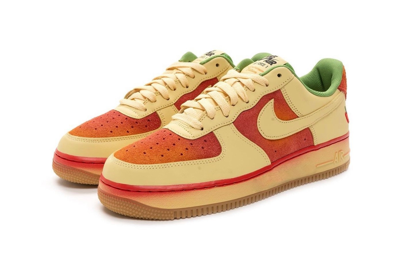 Nike,Air Force 1 Low,Chili Pep  周年专属「辣椒」AF1 实物曝光！隔着屏幕已经觉得辣了！