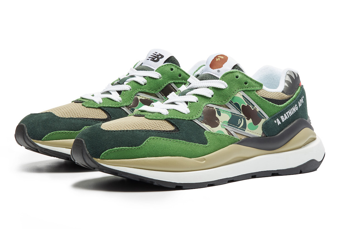 BAPE,New Balance,57/40,发售  BAPE x NB 新联名来了！超火新鞋型！还有全套服饰！