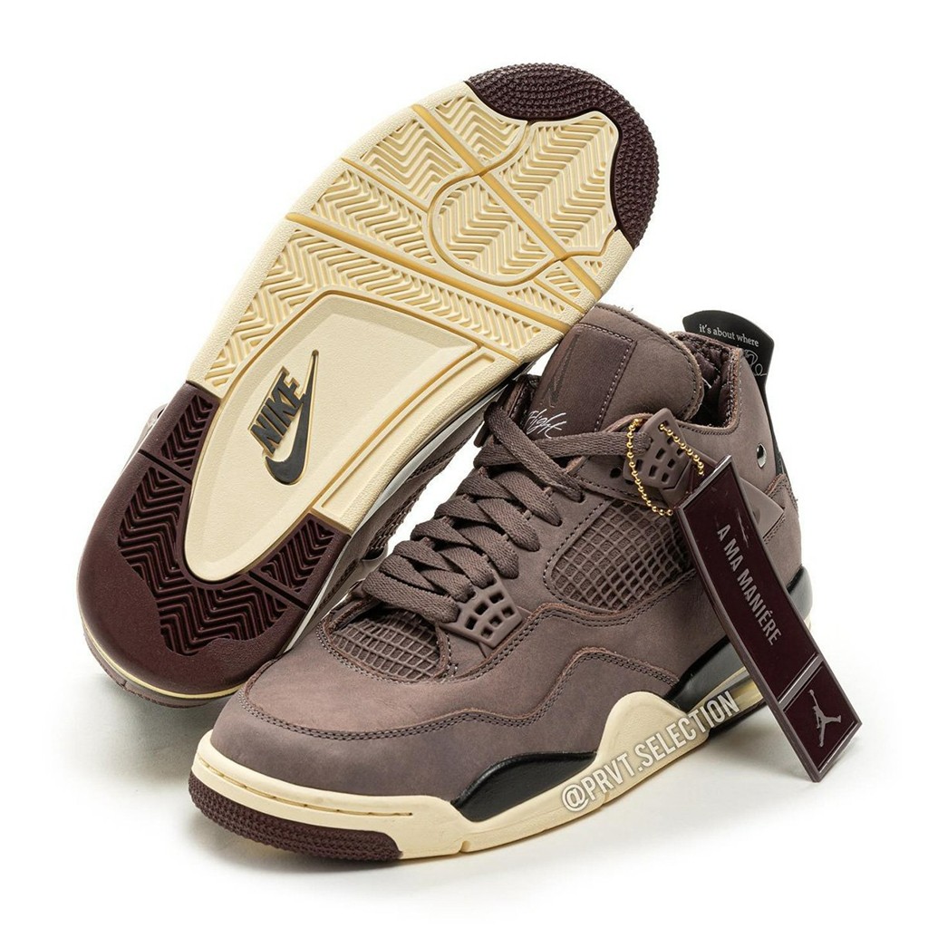 A Ma Maniére,Air Jordan 4,DV67  鞋面颜色变了？AMM x AJ4 完整实物终于曝光！