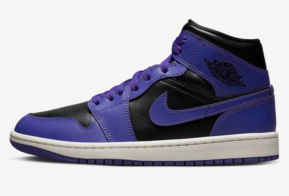 Nike,Air Jordan 1 Mid,BQ6472-0  「恶人紫」来了！全新 Air Jordan 1 官图曝光！