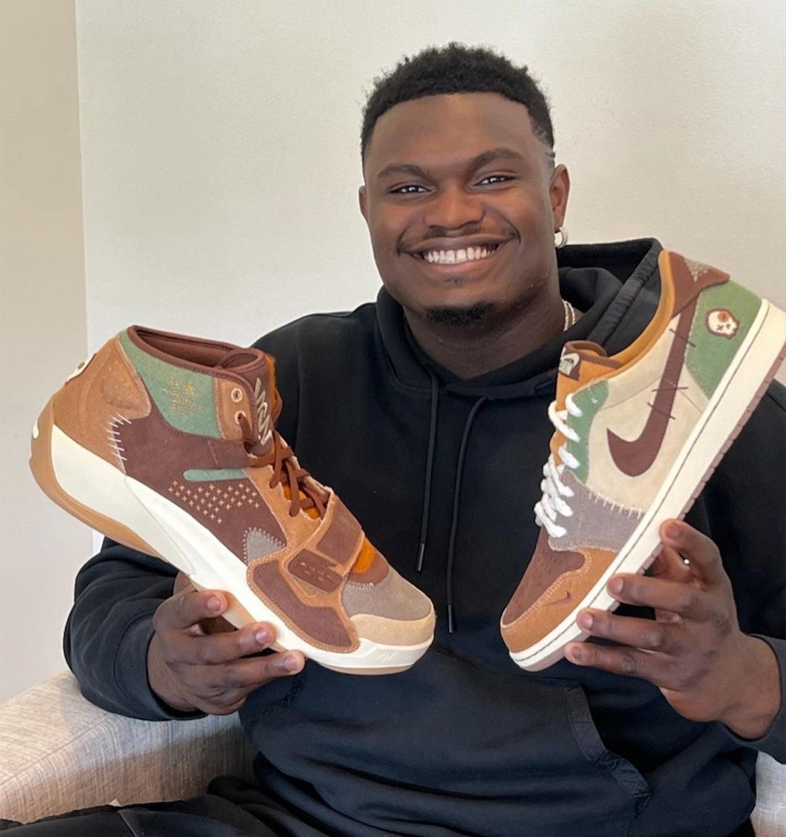 Zion,Air Jordan 1 Low,Voodoo,D  规格不输联名！「巫毒娃娃」AJ1 最新实物来了！