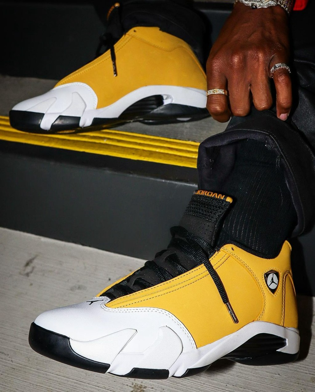 Air Jordan 14,Ginger  时隔整整 23 年！这双「出必入」AJ 实物上脚来了！