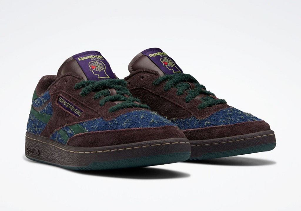 Brain Dead,Reebok,Club C,GX959  鞋面材质太特别！全新 Brain Dead x Reebok 联名即将发售！