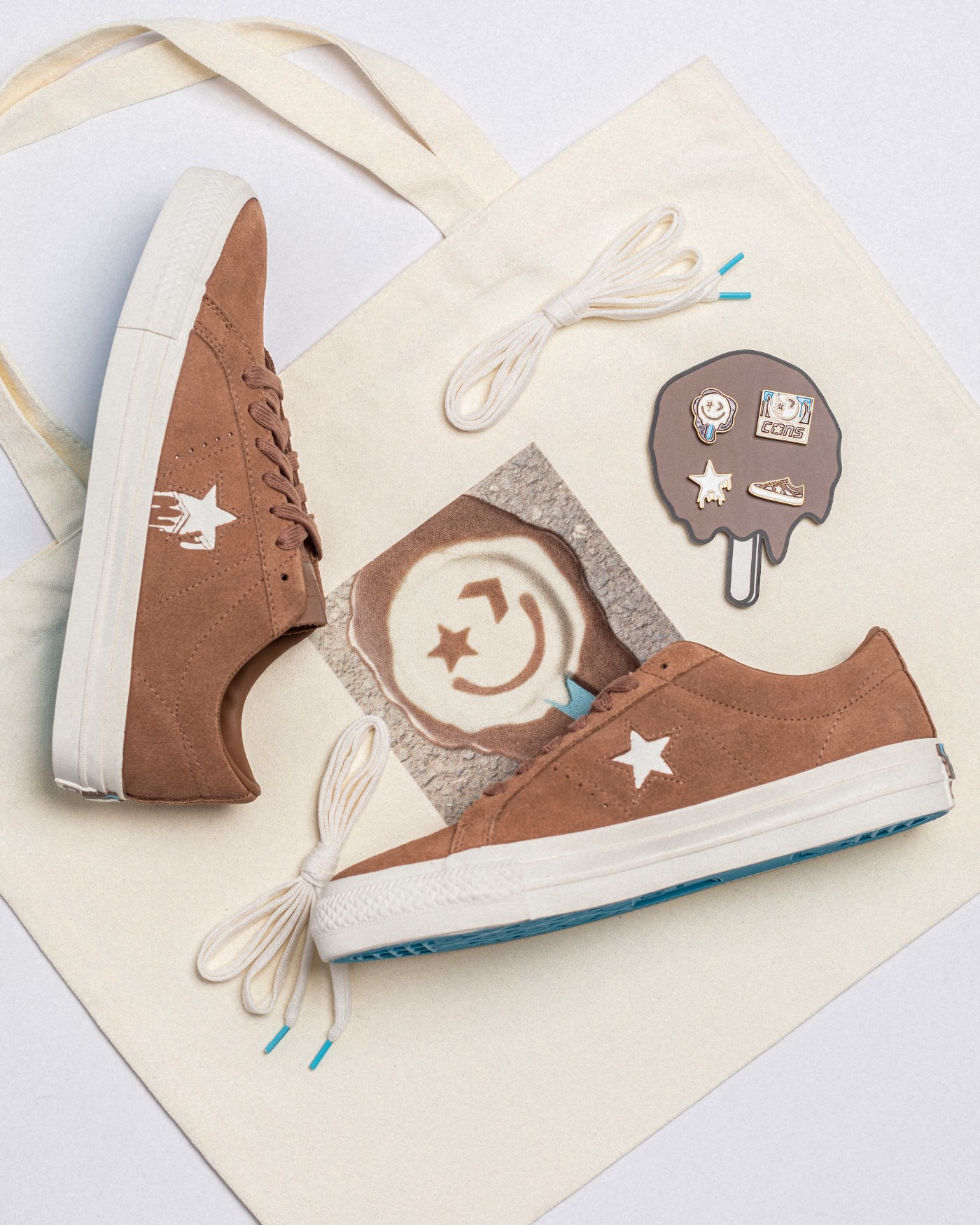 A02319C,One Star Pro,Converse  「融化雪糕」主题！全新 Converse One Star 开箱上脚！