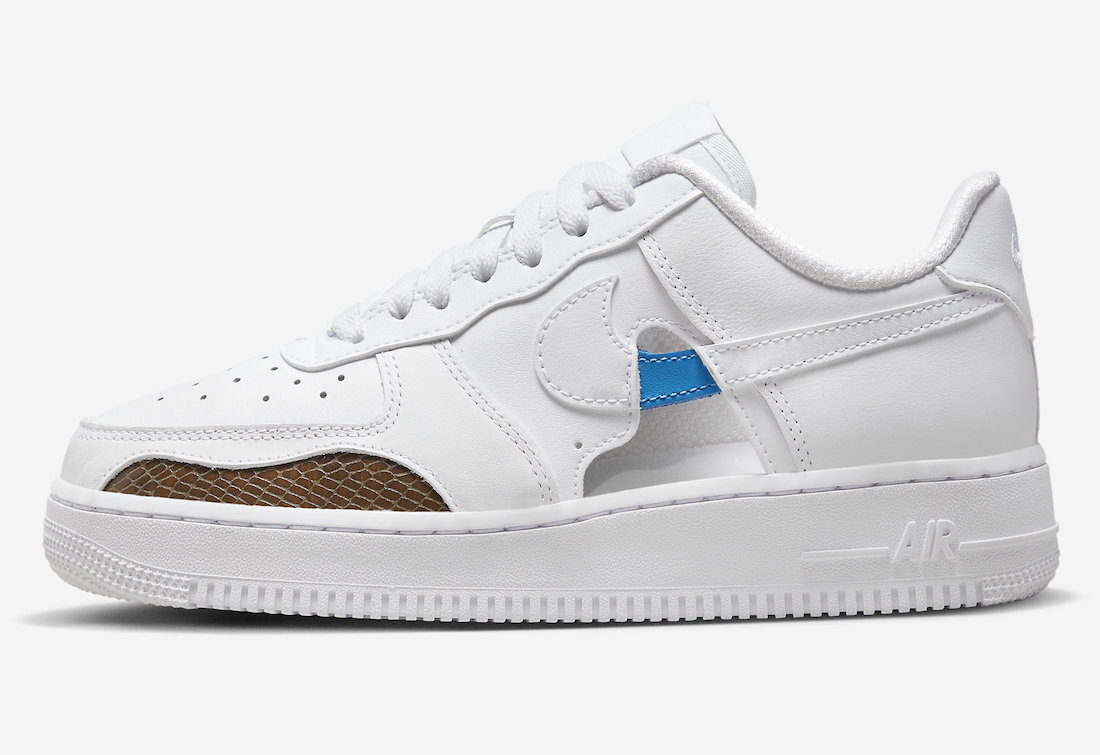 Nike,Air Force 1,FB1906-100  Nike 官方整活！这样的「破坏版」 AF1 之前真没见过！