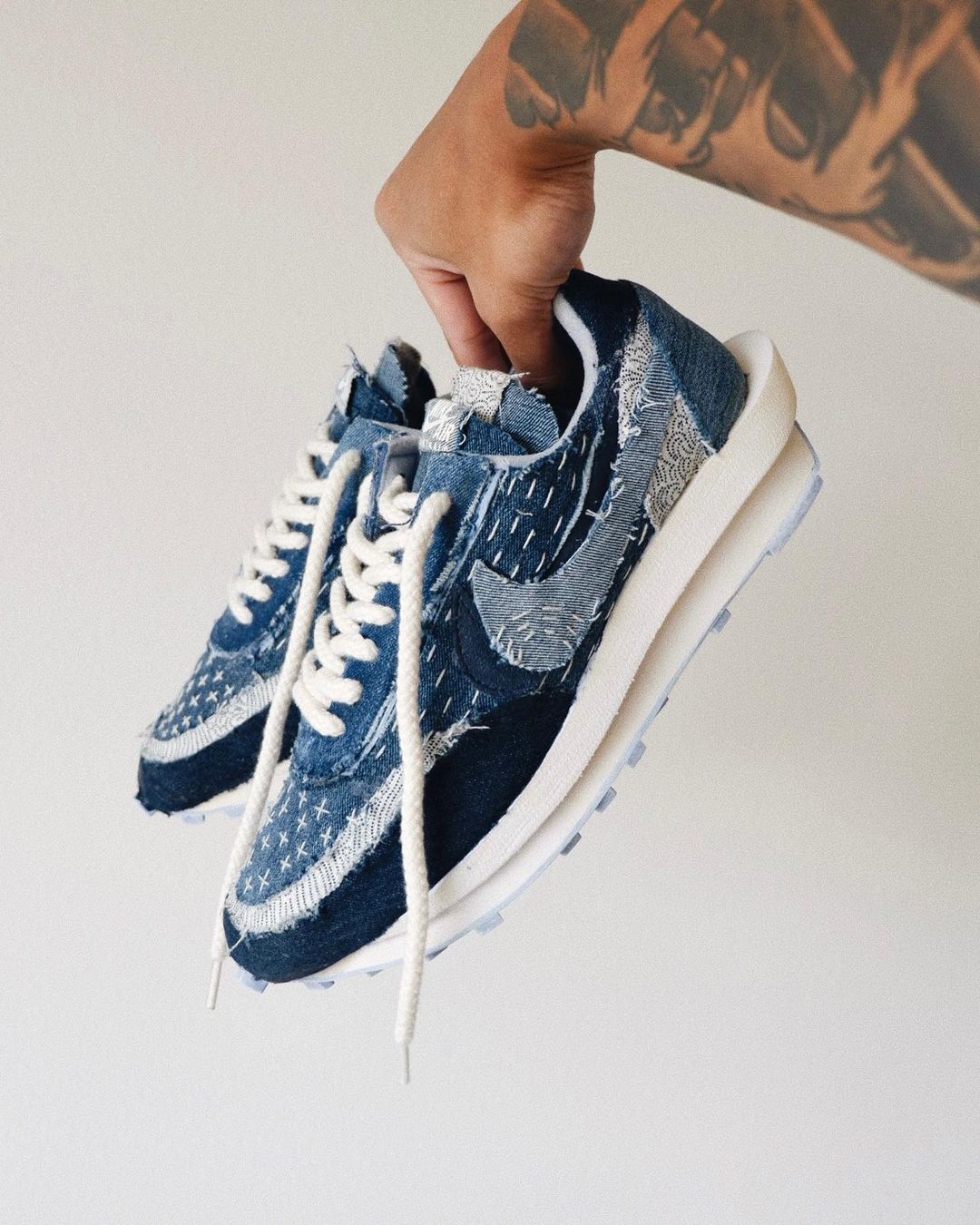 Nike,sacai,Boro  sacai x Nike 又有隐藏款？！鞋面设计实在太帅了！