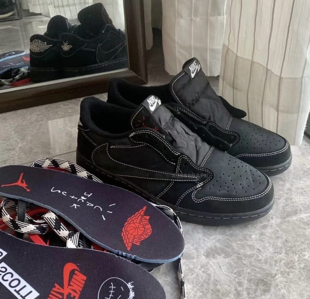 TS,Travis Scott,Air Jordan 1 L  「倒钩 5.0」这个细节不一般！难道是 Dior 三方联名？！