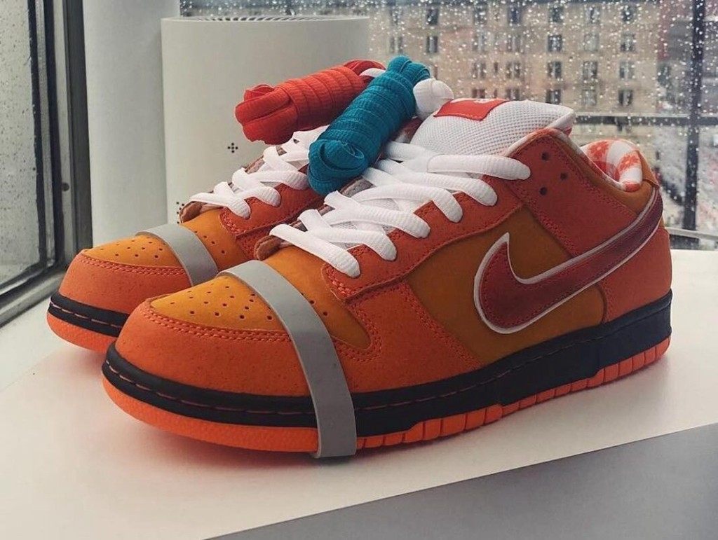 Concepts x Nike,SB Dunk Low,Or  主理人亲晒！「橙龙虾」Dunk SB 最新实物曝光！网友：快发售！