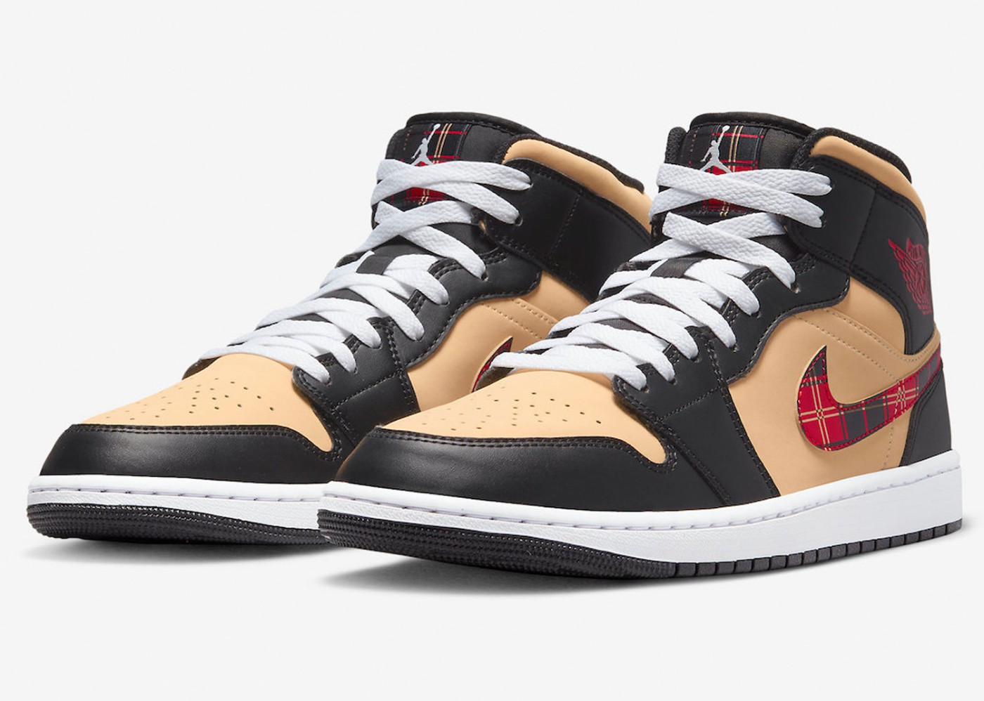 DR0502-600,Jordan,Air Jordan 1  「苏格兰格纹」Swoosh！全新 Air Jordan 1 官图曝光！