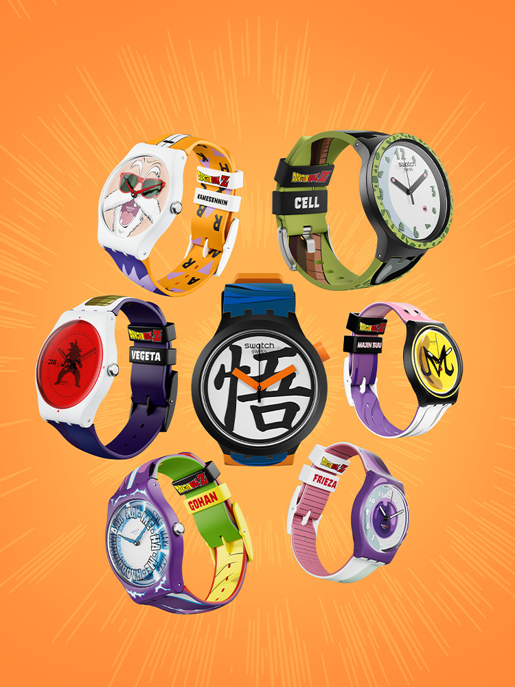 Swatch,发售,龙珠 Z  悟空配色太帅了！龙珠 Z x Swatch 国内刚刚上架！