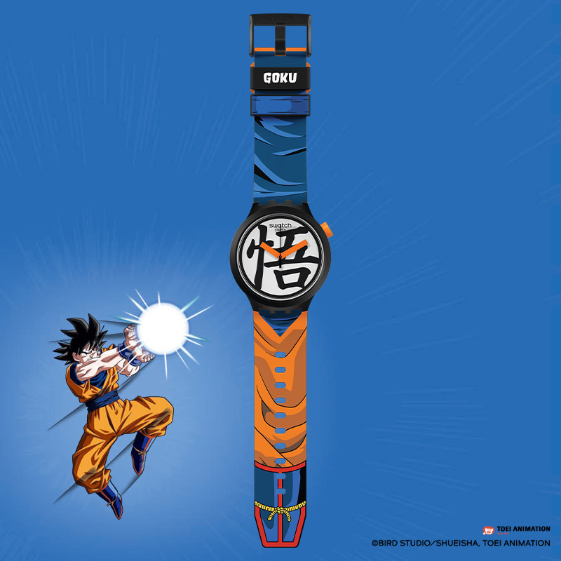 Swatch,发售,龙珠 Z  悟空配色太帅了！龙珠 Z x Swatch 国内刚刚上架！