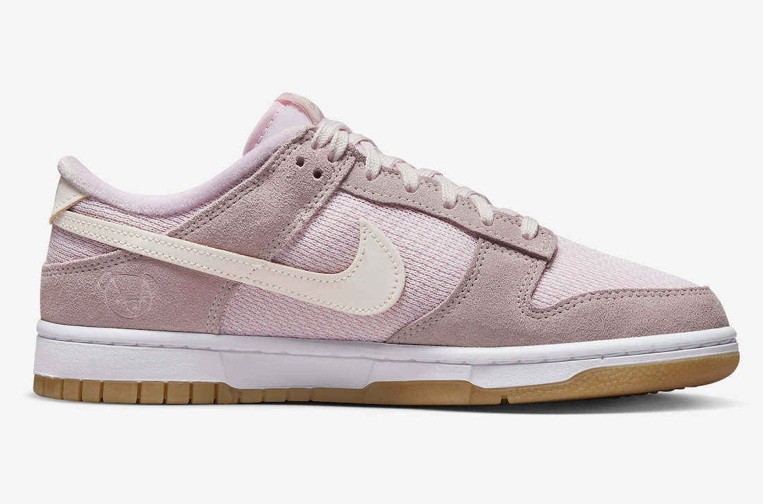 Nike,Dunk Low WMNS,Teddy Bear,  Nike 再出少女粉配色！「泰迪熊 」Dunk 官图曝光！