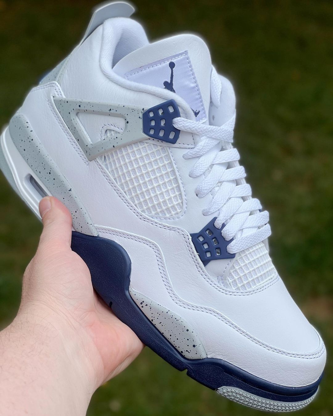 AJ,Air Jordan 4,Midnight Navy,  「午夜蓝」AJ4 完整实物曝光！鞋盒规格不一般！