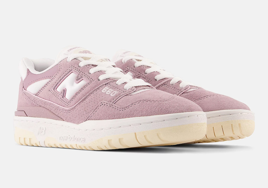 BBW550PB,New Balance 550,NB  NB 今年玩明白了！这双「樱花粉」质感太绝了！