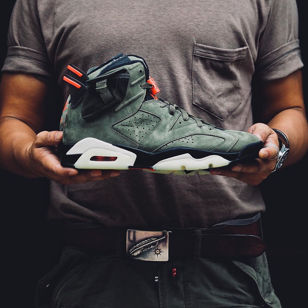Travis Scott,Air Jordan 6,亲友限定  风格大变！新配色 Travis Scott 联名 AJ 释出！