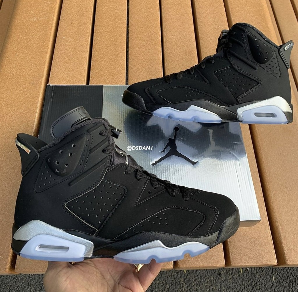 Air Jordan 6,Metallic Silver,D  「黑银」AJ6 最新实物释出！提前一个月发售！