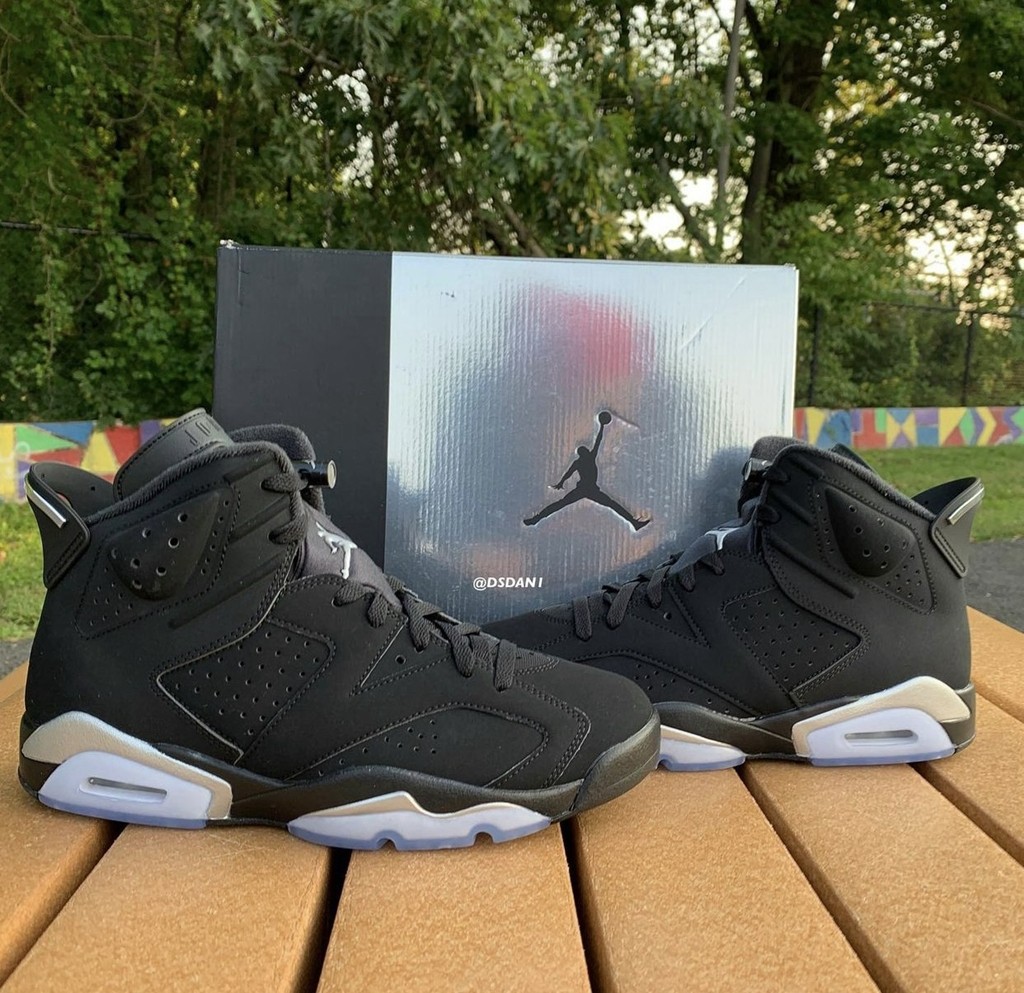 Air Jordan 6,Metallic Silver,D  「黑银」AJ6 最新实物释出！提前一个月发售！
