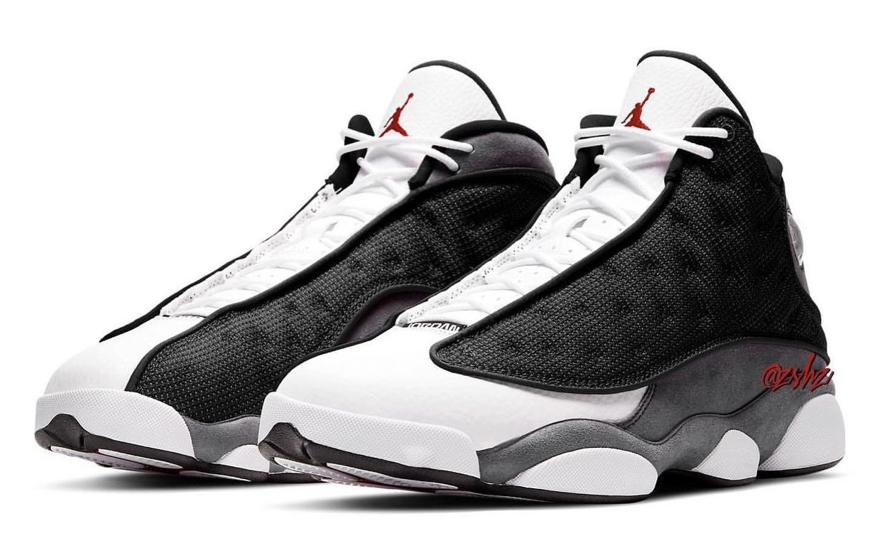 Air Jordan 13,Black Flin,DJ598  经典黑白配色！3M 反光 Air Jordan 13 有点意思！