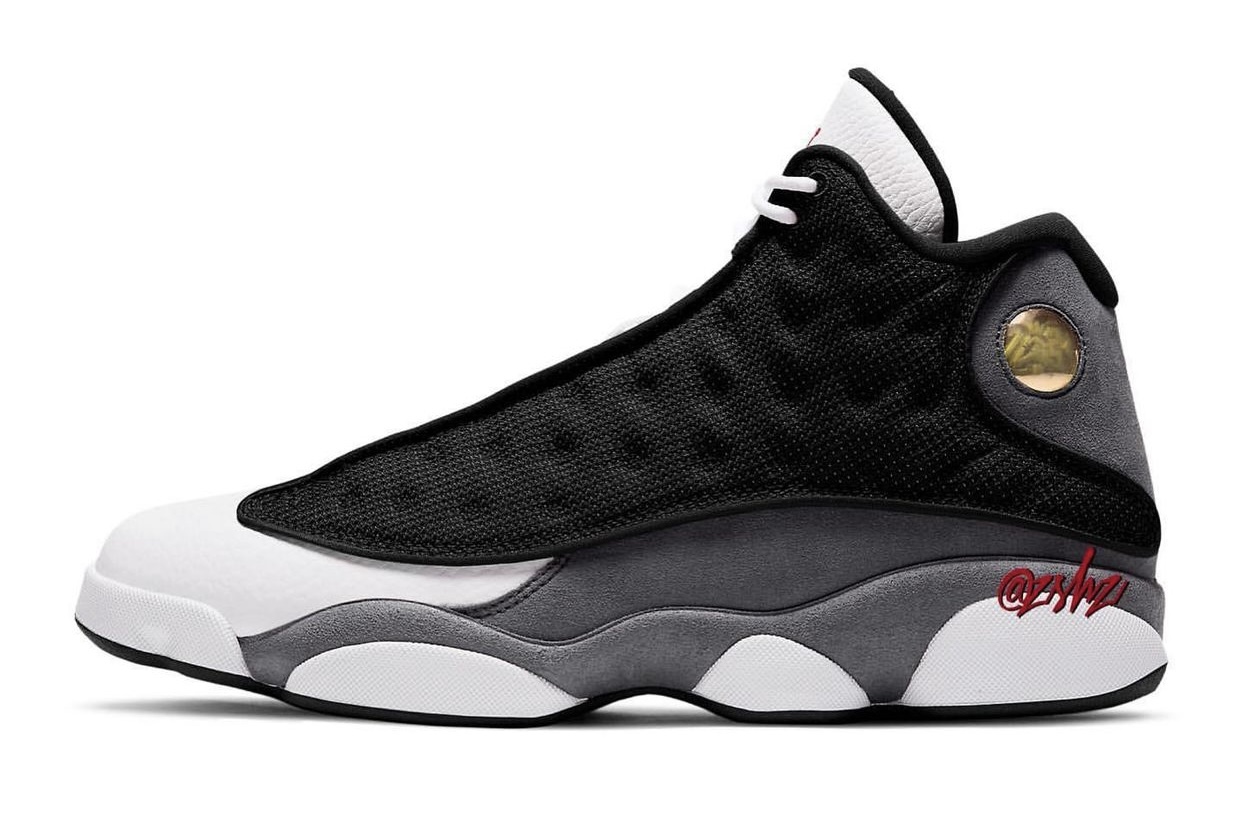 Air Jordan 13,Black Flin,DJ598  经典黑白配色！3M 反光 Air Jordan 13 有点意思！