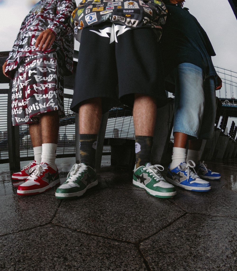 BAPE,STA™,SK8  颜值、质感不简单！BAPE® 最新鞋款本周发售！