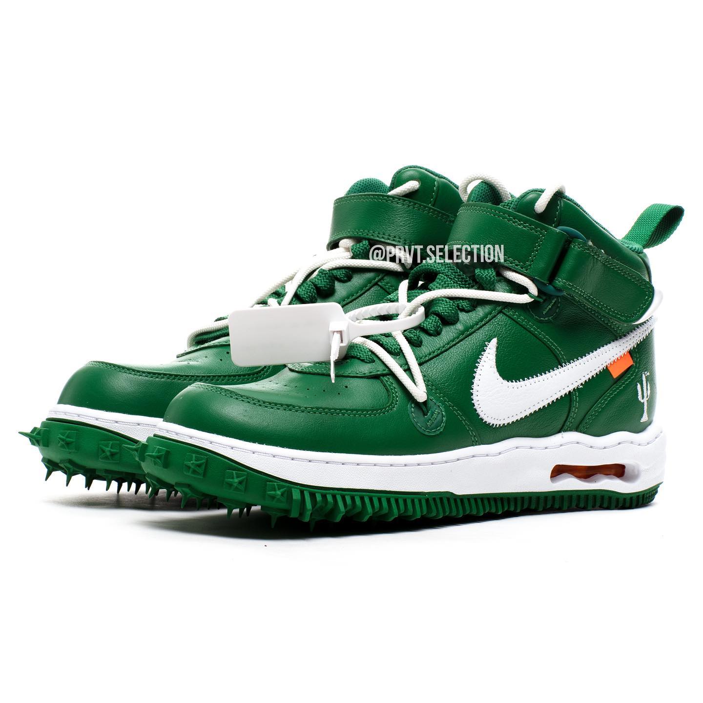 Off White,Nike Air Force 1 Mid  「钉钉鞋」归来！OFF-WHITE 全新联名曝光！