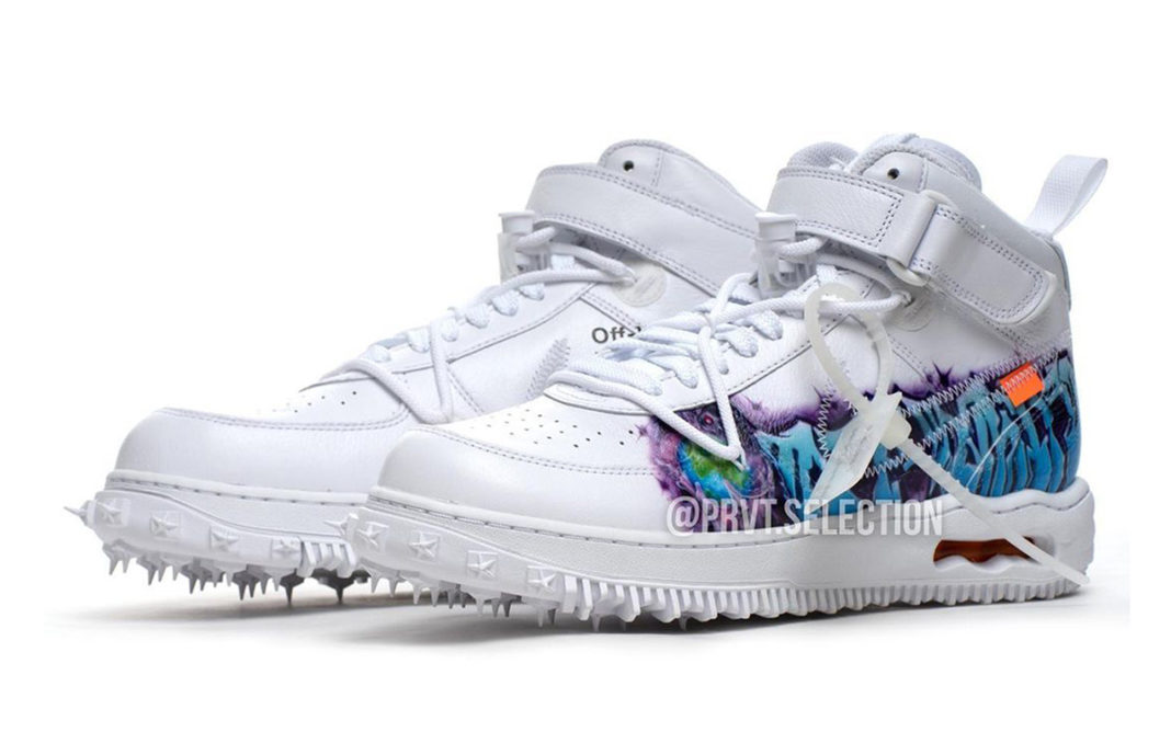 OFF-WHITE,Nike,Air Force 1 Mid  完整实物曝光！OW x AF1「隐藏配色」确认市售！