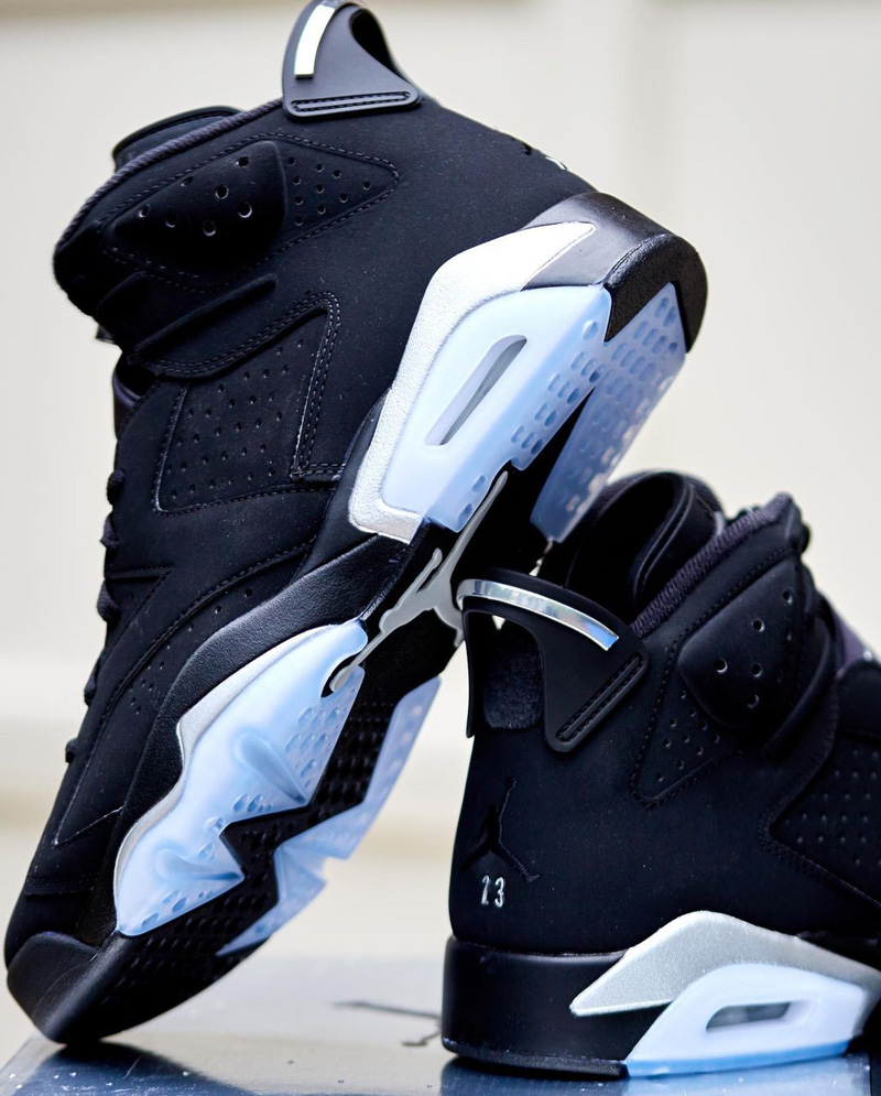 AJ,AJ6,Air Jordan 6,Metallic S  「黑银」AJ6 最新实物曝光！网友：越看越香！