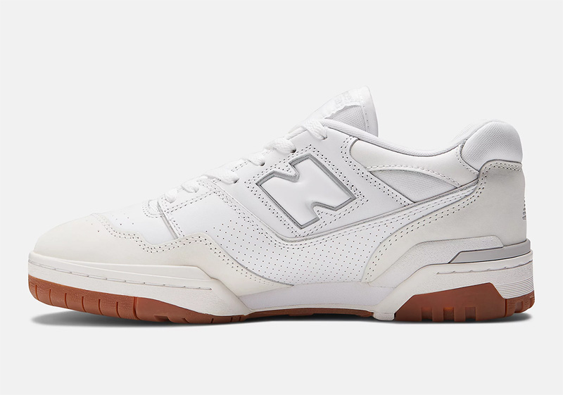 New Balance,550,White/Gum,BB55  简约不失高级！全新「白生胶」New Balance 550 官图曝光！