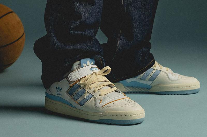 adidas Originals,Forum 84 Low,  北卡 + 做旧！全新 adidas Forum 84 Low 上脚图曝光！